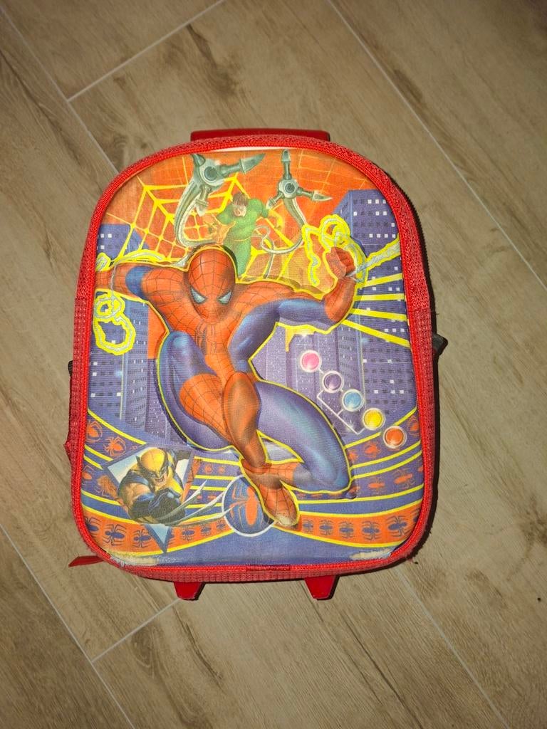 Spiderman Trolley Rugzak, Gebruikt, Disney of Dora, 25 tot 40 cm, Ophalen of Verzenden