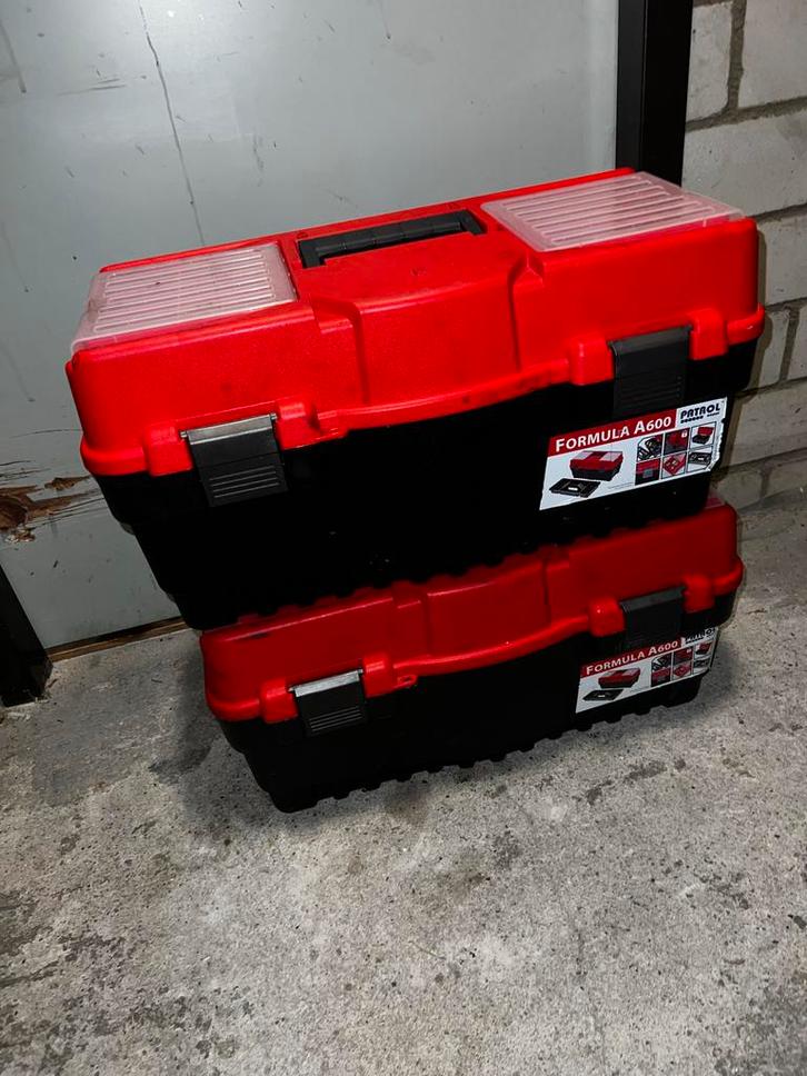 2 stuks Gereedschapskisten Formula A600 Patrol, Doe-het-zelf en Verbouw, Gereedschapskisten, Gebruikt, Ophalen of Verzenden
