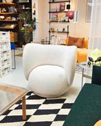 Ferm Living Rico Lounge Chair swivel showmodel bouclé, Ophalen, Kuglegaardsvej 1-5 Kopenhagen, Zo goed als nieuw, 75 tot 100 cm