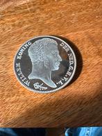 Zilveren Gulden Willem I 1818, Postzegels en Munten, Munten | Nederland, 1 gulden, Zilver, Ophalen of Verzenden, Koning Willem I