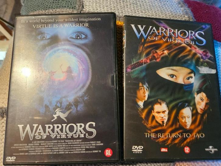 dvd: warriors of virtue deel 1 en 2, Cd's en Dvd's, Dvd's | Science Fiction en Fantasy, Zo goed als nieuw, Fantasy, Vanaf 12 jaar