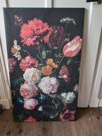 Canvas schilderij bloemen  NU 10 EURO, Ophalen, Zo goed als nieuw, Schilderij, 75 cm of meer