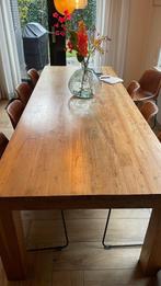 Grote mooie eiken eettafel (260 cm), Huis en Inrichting, Tafels | Eettafels, Ophalen, Eikenhout, 200 cm of meer, 50 tot 100 cm