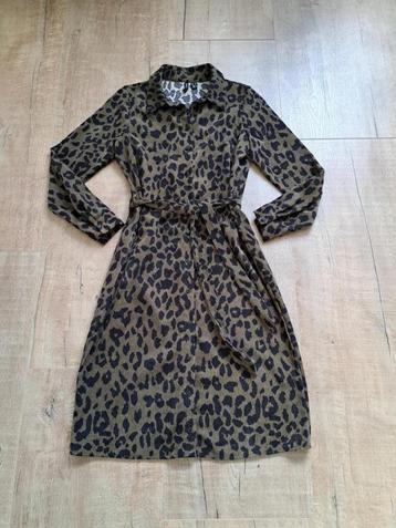 Blousejurk (winter) van Vero Moda, groen met zwart, maat XS. beschikbaar voor biedingen