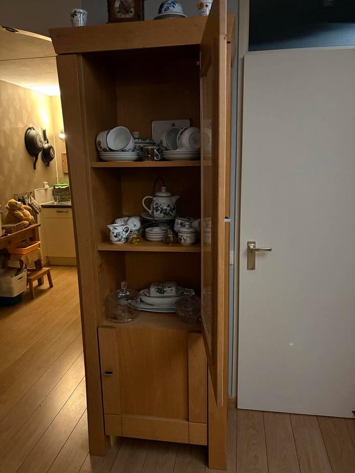 Frodo Vitrinekast - 205x72x45 cm, Huis en Inrichting, Kasten | Dressoirs, Gebruikt, 50 tot 100 cm, 25 tot 50 cm, Met deur(en)