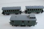 3 x FLEISCHMANN wagons 1 x 5000 2 x 5002, Hobby en Vrije tijd, Modeltreinen | H0, Fleischmann, Gebruikt, Ophalen of Verzenden