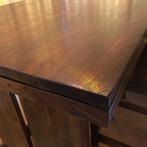 BARTAFEL TEAKHOUT Flamant - BAR tafel hoge eettafel barkruk, Ophalen, Gielen, Zo goed als nieuw, Info@houseofcoco.nl