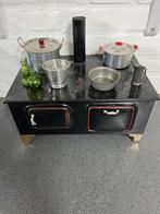 Oud fornuis met oliepitjes, 30x20x14 cm, Verzamelen, Poppenhuizen en Toebehoren, Ophalen of Verzenden, Gebruikt, Apparaten