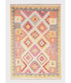 Handgemaakte Afghaanse Kilim Vloerkleed 175x124cm, Huis en Inrichting, 100 tot 150 cm, Wit, Nieuw, Ophalen of Verzenden