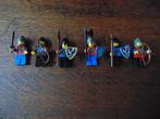 Zes Lego Ridders met Schilden Zwaard Kruisbogen Jaren 70, Ophalen, Zo goed als nieuw, Lego
