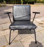 4 Gispen Rietveld stoelen (opknappers!), Huis en Inrichting, Stoelen, Ophalen, Overige materialen, Gebruikt, Zwart