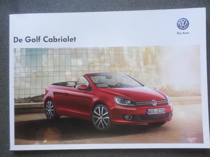 Volkswagen Golf Cabrio 2014 Brochure, Boeken, Auto's | Folders en Tijdschriften, Zo goed als nieuw, Volkswagen, Ophalen of Verzenden