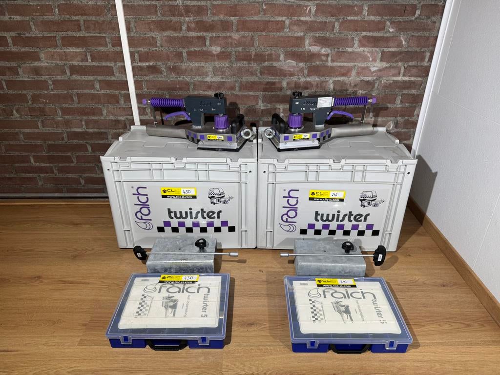 Falch Twister 5 – Vloer-Wandreiniger–heetwater – tot 500 bar, Ophalen, Zo goed als nieuw, Elektrisch