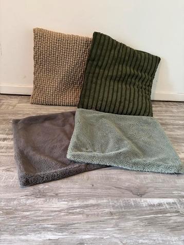 2 sierkussens + extra hoezen beschikbaar voor biedingen