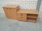 4x kersen houten kast ( kantoor ) draaideurkast div soorten, 25 tot 50 cm, Gebruikt, Ophalen of Verzenden