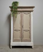 Antieke brocante Biedermeier meidenkast vintage linnen kast, Antiek en Kunst, Curiosa en Brocante, Ophalen of Verzenden