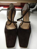 F1895 Dario Cerretti mt 39 nieuw pumps bruin suèdeleder, Pumps, Dariio Cerretti, Bruin, Verzenden