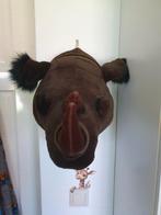 Mooie pluche Neushoorn voor aan de muur., Ophalen of Verzenden, Zo goed als nieuw, Wanddecoratie