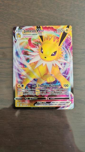 Jolteon Vmax 051/203 Evolving skies Pokemonkaart beschikbaar voor biedingen