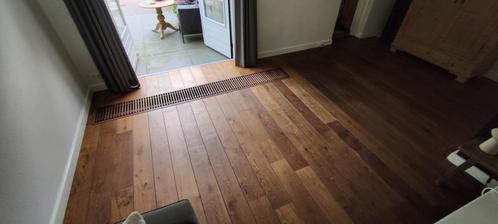 Prachtige massief eiken vloer 29 m² + plinten & convectorput, Doe-het-zelf en Verbouw, Vloerdelen en Plavuizen, Gebruikt, Vloerdelen of -planken