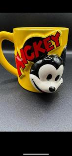 Vintage Mickey Mouse 3D-beker Disney, Verzenden, Mickey Mouse, Zo goed als nieuw, Servies