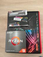 Asus X570-F & ryzen 9 5950x & 32gb DDR4 3600MHZ ram, Ophalen of Verzenden, Zo goed als nieuw, DDR4