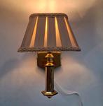 Vintage Messing Herda Stijl Wandlampje, Huis en Inrichting, Lampen | Wandlampen, Ophalen of Verzenden, Zo goed als nieuw