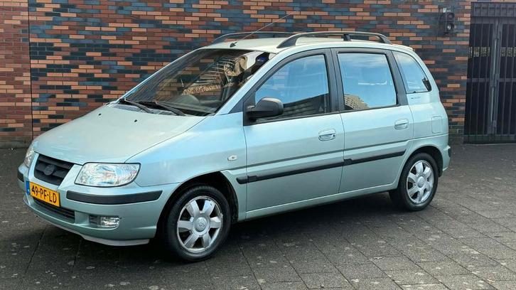 Hyundai Matrix 1.6 2004 Groen, Auto's, Hyundai, Bedrijf, Matrix, Airbags, Airconditioning, Alarm, Bluetooth, Boordcomputer, Dakrails