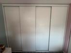 Nette schuifdeuren met rails, Huis en Inrichting, Kasten | Kledingkasten, Ophalen, Gebruikt, 200 cm of meer, 50 tot 100 cm