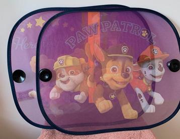 2 zonneschermpjes van Paw Patrol  beschikbaar voor biedingen