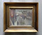 De Smet - Stadsgezicht Gent - aan de gracht - 1930, Ophalen of Verzenden