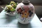 FLORA PLATEEL PUL MET MOOIE OUDE KLEUREN., Antiek en Kunst, Ophalen of Verzenden