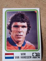 Panini WK 1974 van Hanegem World Cup Story voetbalplaatje, Ophalen of Verzenden, Zo goed als nieuw, Buitenlandse clubs, Poster, Plaatje of Sticker