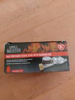 Grill Meister Gasdrukregelaar met Manometer - Nieuw, Ophalen of Verzenden, Nieuw, Grill Meister