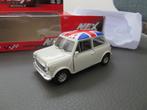 Welly Mini Cooper wit met britse vlag op het dak, Ophalen of Verzenden, Nieuw