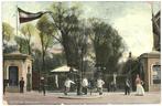 909089	Amsterdam	ingang Artis	dierentuin zoo	1907	Gelopen me, Verzamelen, Ophalen of Verzenden, Voor 1920, Gelopen, Noord-Holland