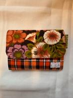 Vintage bloemen portemonnee, Sieraden, Tassen en Uiterlijk, Portemonnees, Ophalen, Nieuw, Oranje, Met knipsluiting