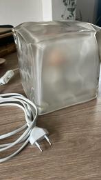 Ikea Ice Cube IVIKEN, Huis en Inrichting, Lampen | Tafellampen, Ophalen, Minder dan 50 cm, Vintage. Retro, Glas