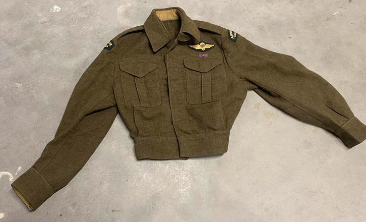 Canadese Airborne battledress - 1944, Verzamelen, Militaria | Tweede Wereldoorlog, Landmacht, Kleding of Schoenen, Engeland, Ophalen of Verzenden