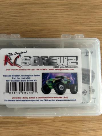 RC Screwz voor Traxxas Monsterjam etc beschikbaar voor biedingen