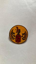 KNIL/ML 16e Squadron speld, Ophalen of Verzenden, Luchtmacht, Nederland, Embleem of Badge