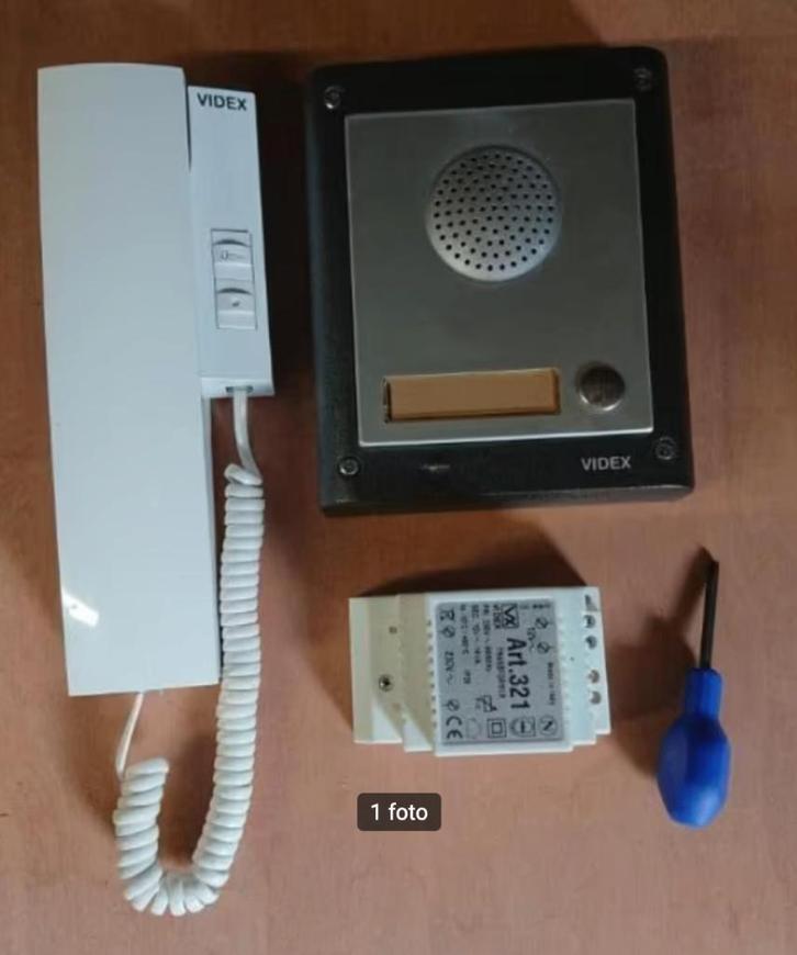 Videx 4000 serie intercom, Huis en Inrichting, Deurbellen, Zo goed als nieuw, Bedraad, Ophalen of Verzenden