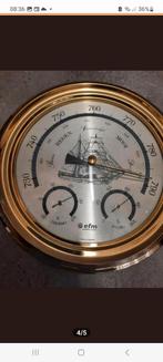 Weerstation  scheepsbarometer boot ship barigo, Ophalen of Verzenden, Gebruikt