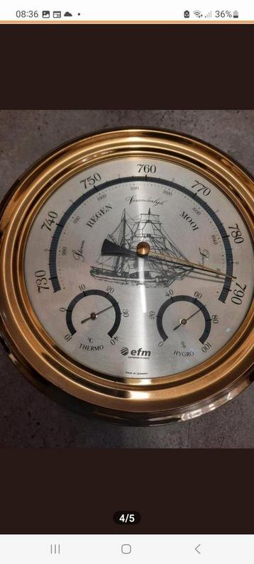 Weerstation  scheepsbarometer boot ship barigo beschikbaar voor biedingen