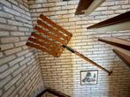Authentieke houten hooihark / Griek – landelijke decoratie, Ophalen