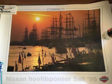 4x Sail Amsterdam posters Nippon Maru, Kaiwu Maru, Sea Cloud beschikbaar voor biedingen