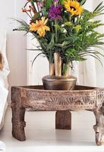 Stijlvol houten tafel, 100 tot 150 cm, Zo goed als nieuw, Minder dan 50 cm, Rechthoekig