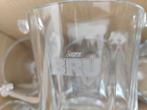 Set van 6 Source Bru Wateremmers in glas, Ophalen of Verzenden