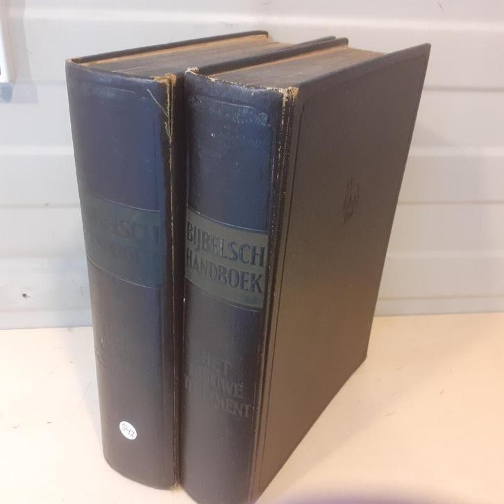 Nr. 542 Bijbelsch handboek 2 delen., Boeken, Godsdienst en Theologie, Gelezen, Christendom | Protestants, Ophalen of Verzenden