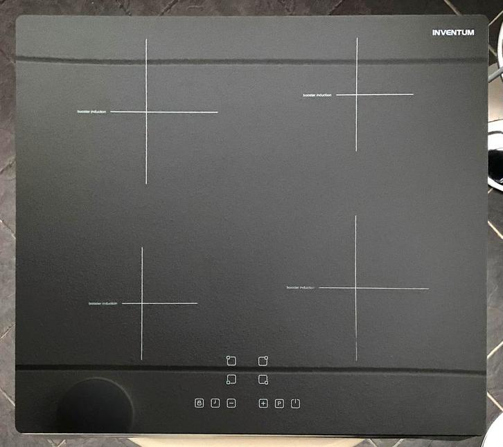 Inventum vrijstaande inductie 4 zones kookplaat VKI6010ZIL, Witgoed en Apparatuur, Kookplaten, Zo goed als nieuw, Vrijstaand, Inductie